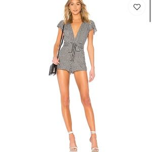Low cut romper